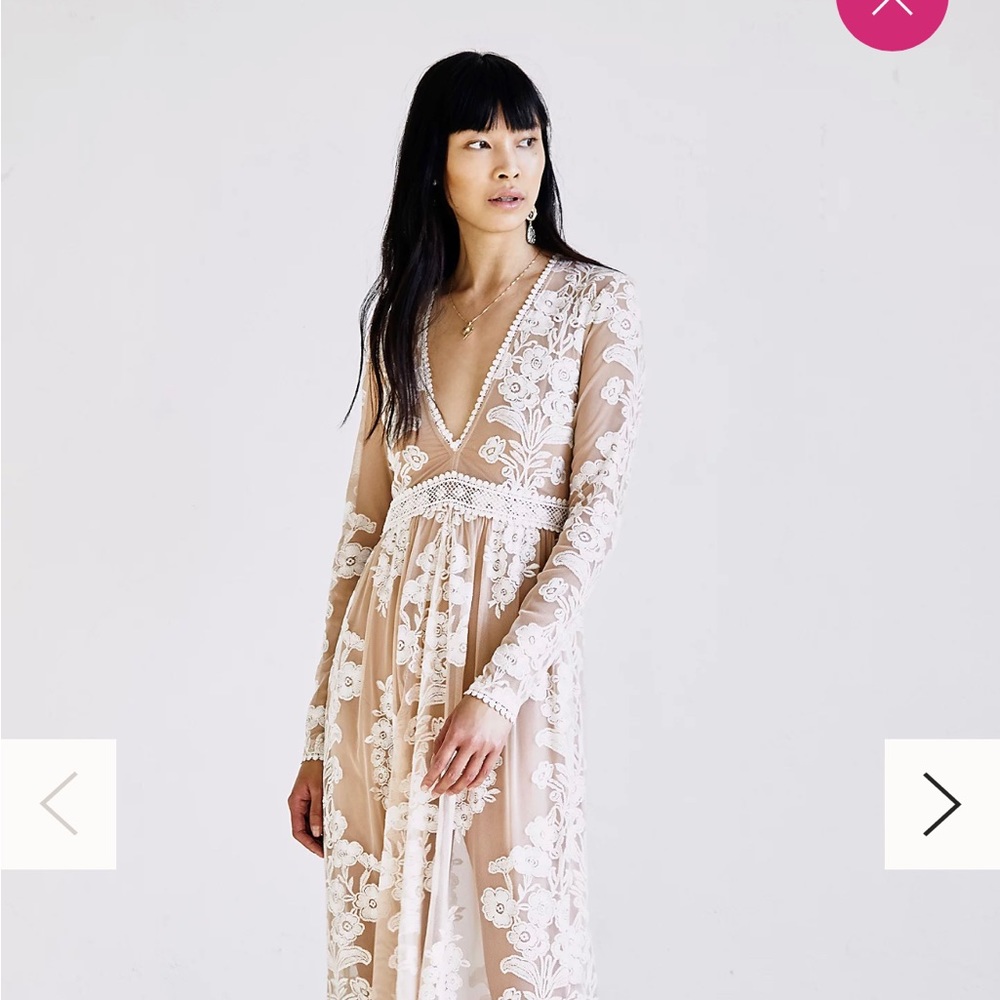 For Love & Lemons Temecula Maxi Dress Size XS